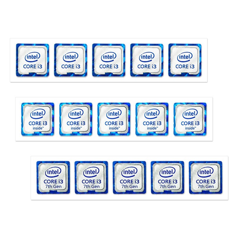 1/5pcs Label Sticker Lap Desk Cpu Xeon Pentium Processor Labe Logo ...