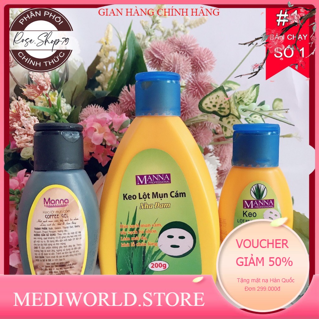 Gel lột mụn nha đam Manna 200ml