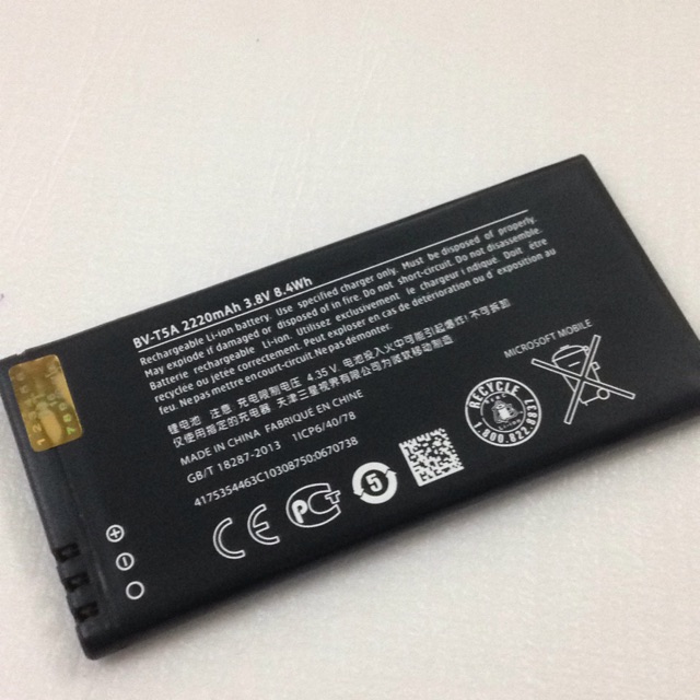 Pin Nokia Lumia 730 hàng chuẩn, bảo hành đổi mới