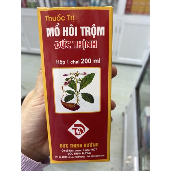 Combo 10 Chai Mồ hôi trộm Đức Thịnh, chai 200ml