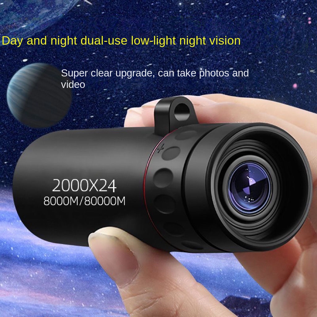 【Pre-order】 2000x24 HD Monocular Mini Portable TelescopeOutdoor Camping Birdwatching.