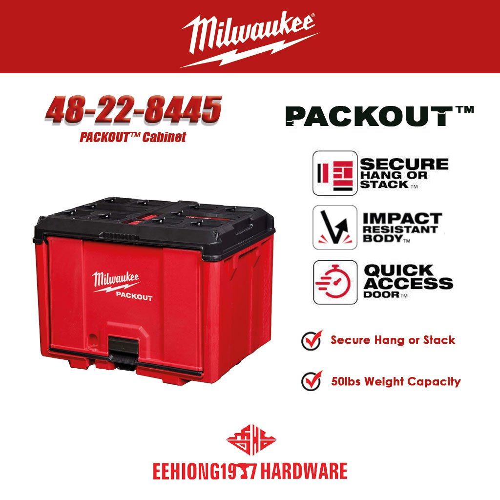 Milwaukee 48-22-8445 PACKOUT Shop Storage Cabinet