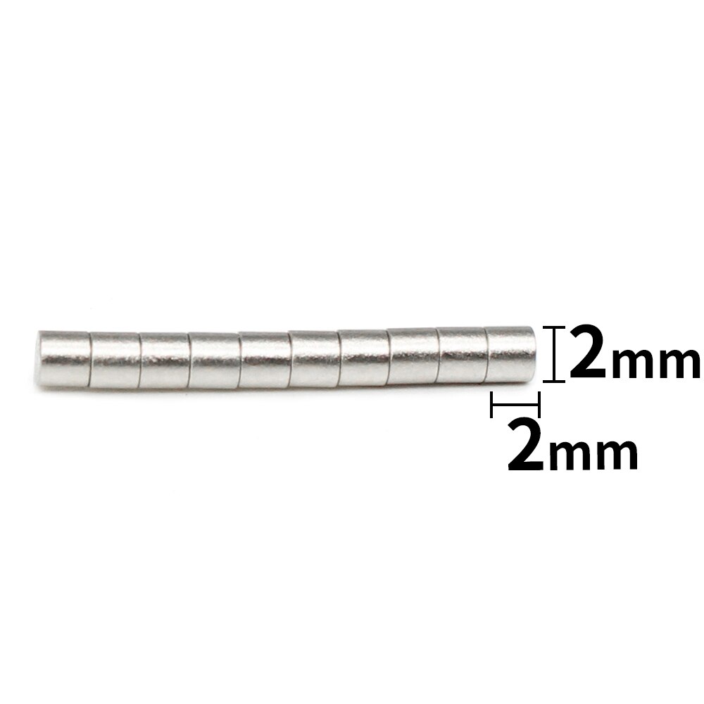 Nam châm viên 2x2mm ( 100 viên)