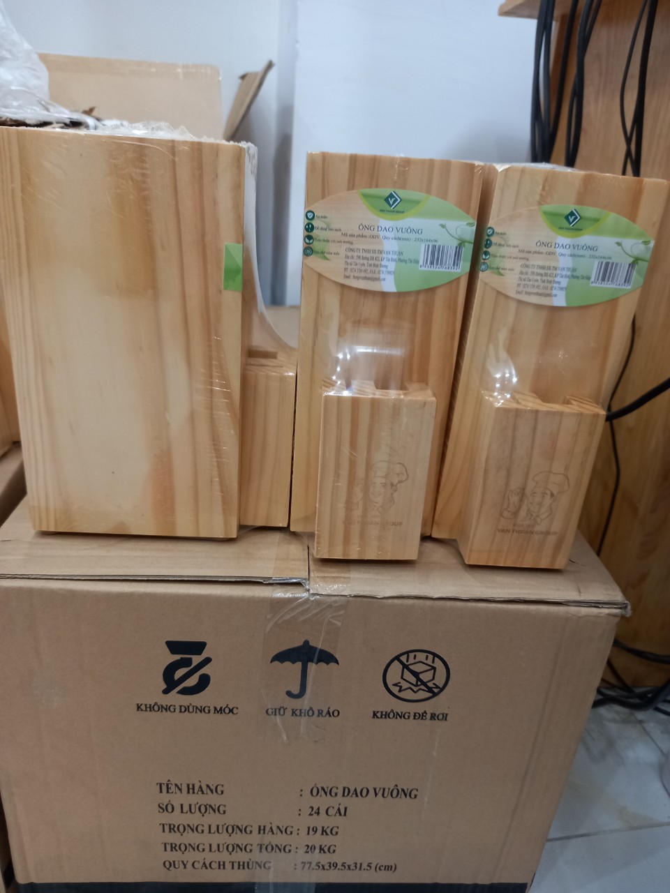 [HCM]Ống Dao Vuông-Quy Cách 232x164x96 (cm)