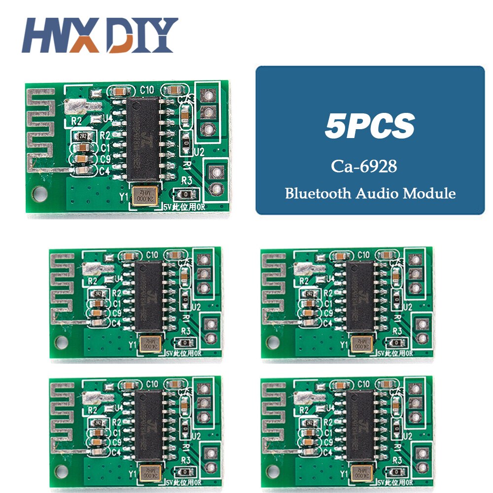 5/10PCS Ca-6928 Bluetooth Audio module LED power 3.3V-8V audio dual digital audio amplifier module board