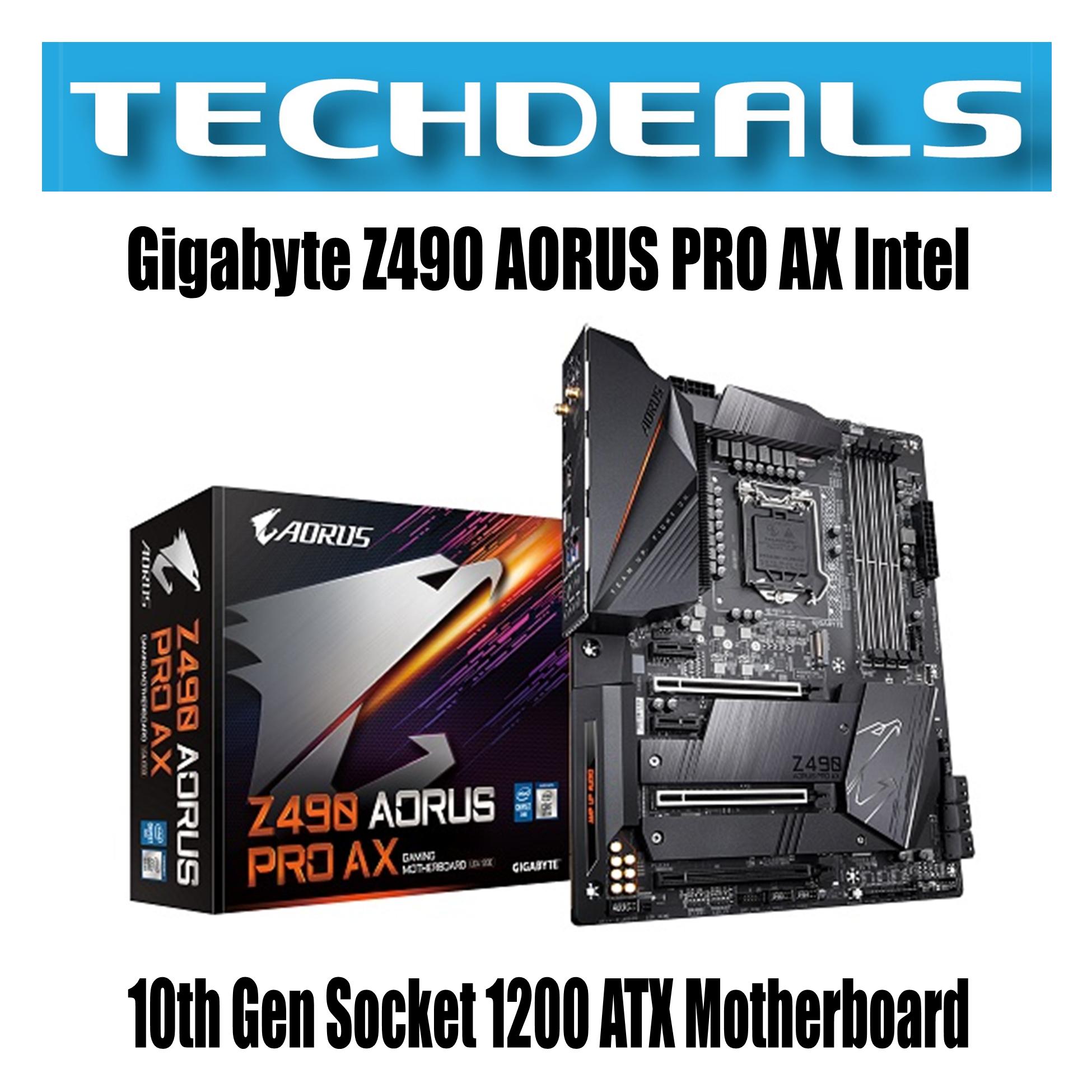 Intel Gigabyte Z490 Pro Ax Gigabyte Z490 AORUS PRO AX Intel 10th - Main Image