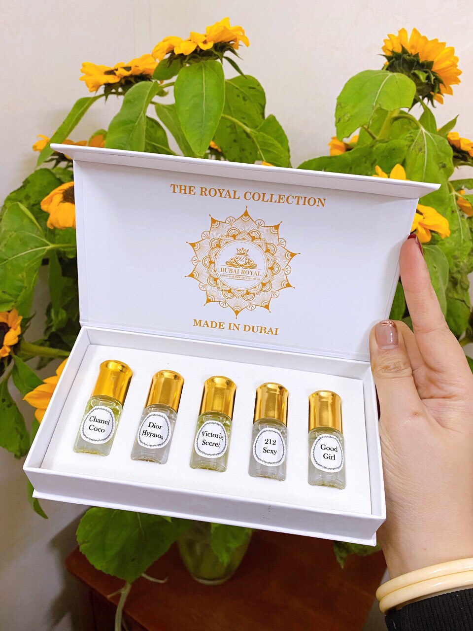 TINH DẦU NƯỚC HOA DUBAI - Set 5 chai mini Royal 3ml