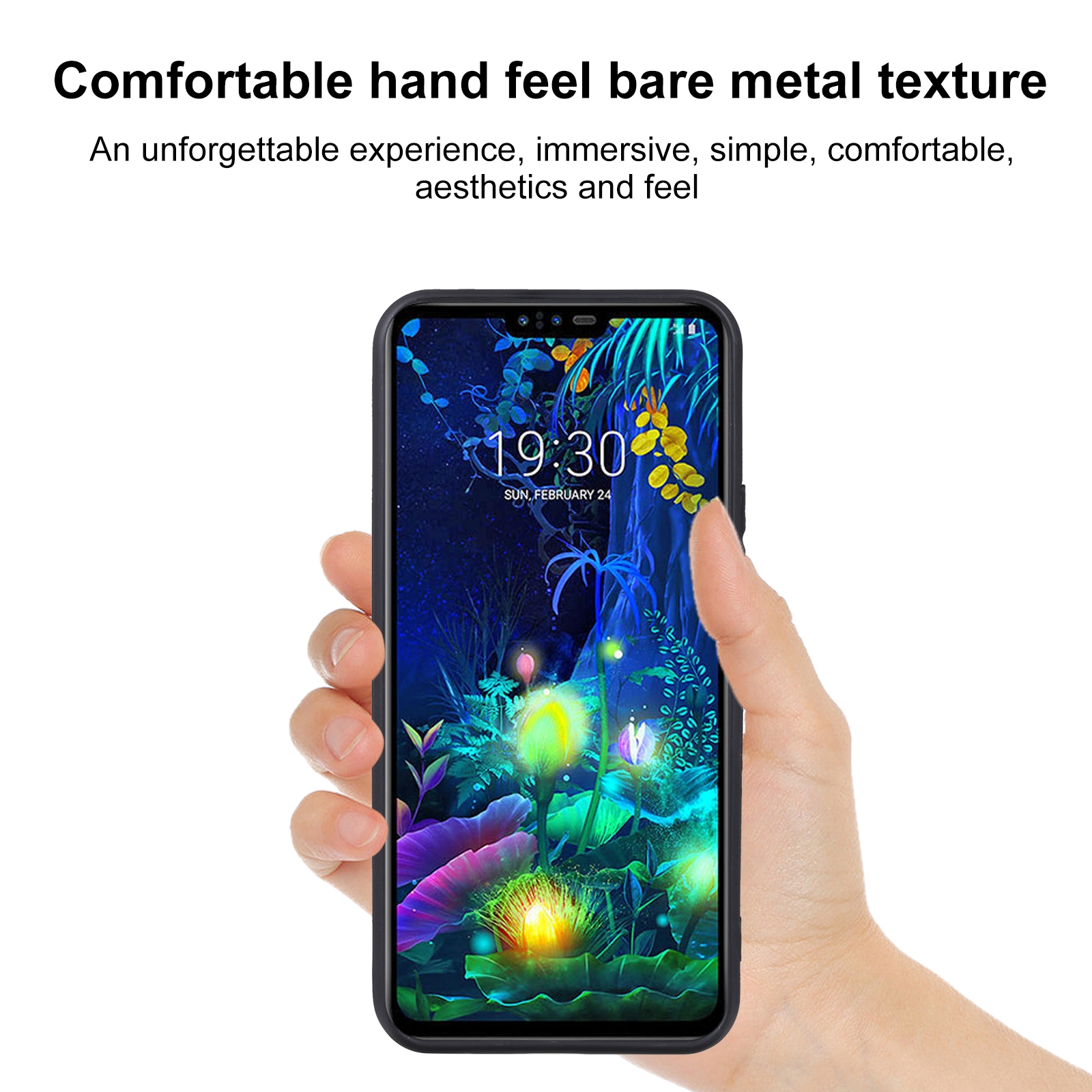 Cho LG vỏ điện thoại TPU V50 thinq (màu đen) (một trung tâm cộng)