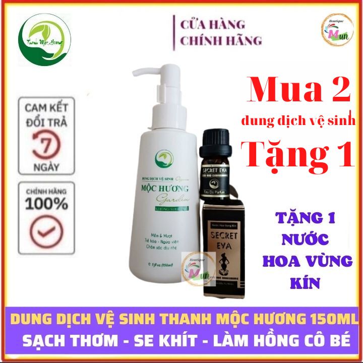(MUA 2 TẶNG 1) Dung dịch vệ sinh Dr Hương Thanh Mộc Hương mẫu mới - Tặng kèm nước hoa vùng kín