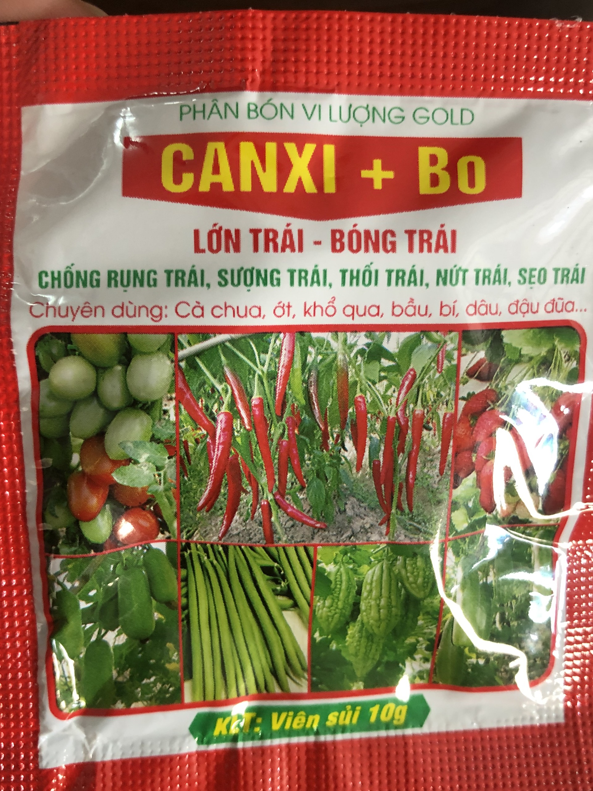 Canxi + Bo - 10gr ( dạng viên sủi) màu xanh