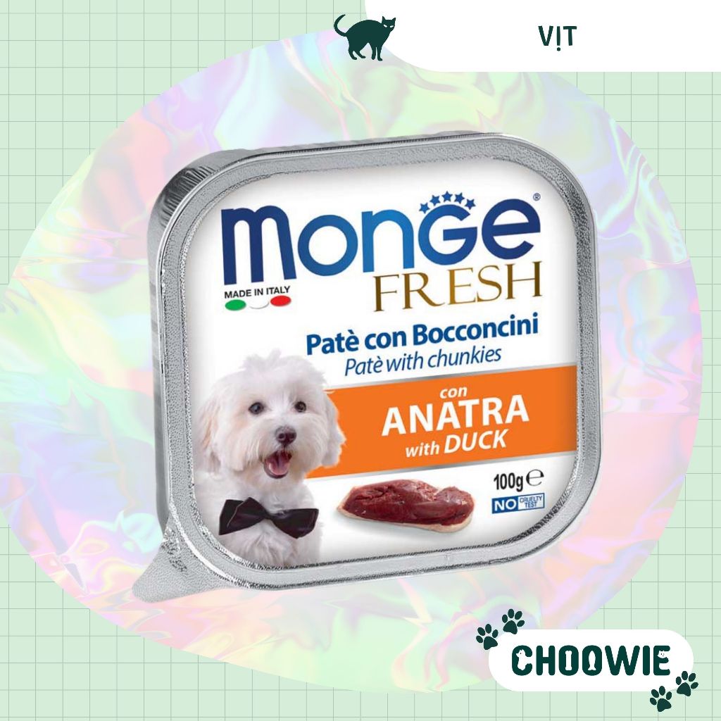 Pate MONGE thơm ngon cho chó | Thức ăn ướt cho chó
