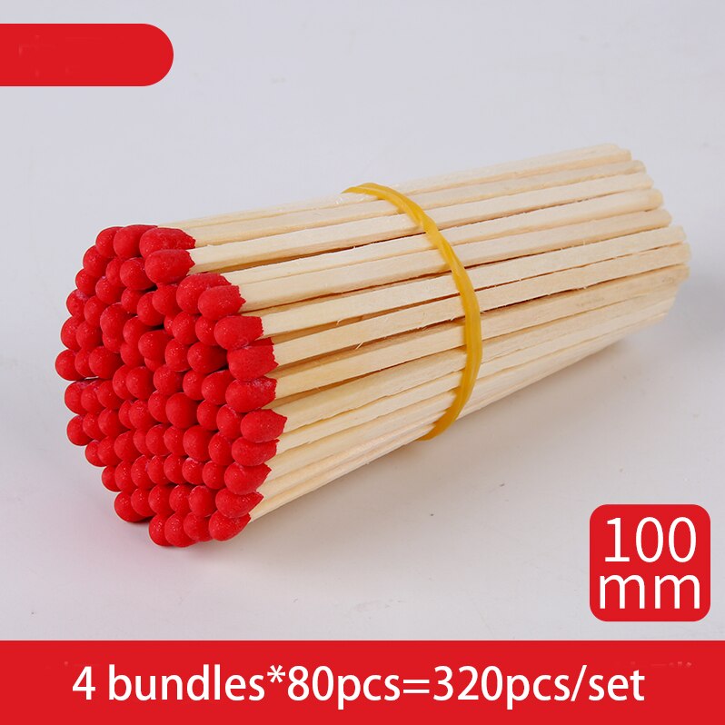 10cm Extended Aromatherapy Match Stick Bulk Matches Colorful Match-Head  Long Wood Sticks For Scented Candle
