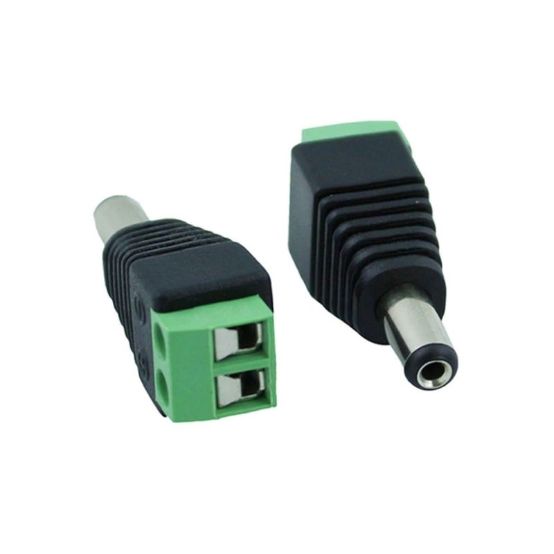 Đầu jack DC âm dương, jack DC đực/ cái chuyên dùng cho camera