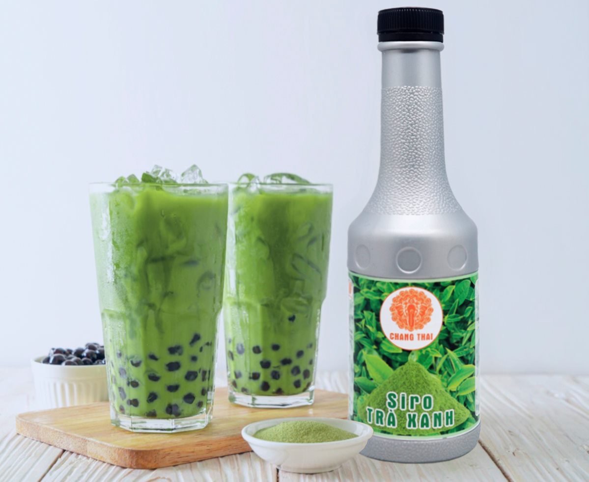Siro Trà Xanh Chang Thai 1Lít - Matcha Siêu Ngon