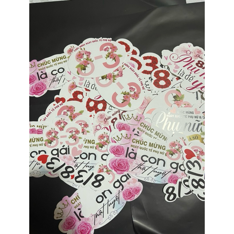 Sét 10 cái Baner chúc mừng  ngày 8/3