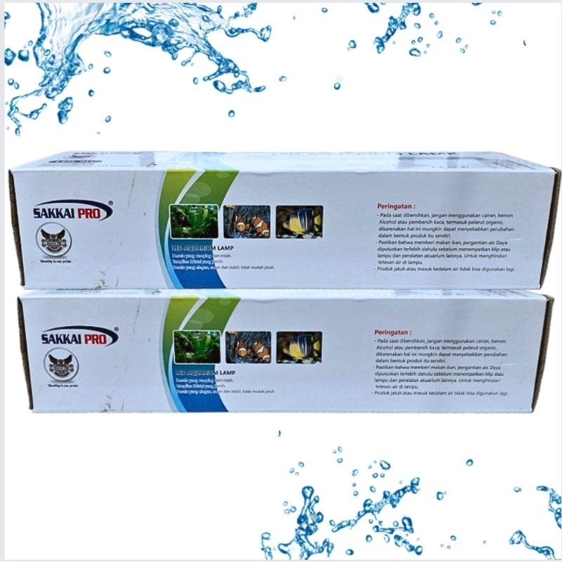 LED SAKKAI PRO 9WATT Lampu Led Jepit Aquarium Aquascape