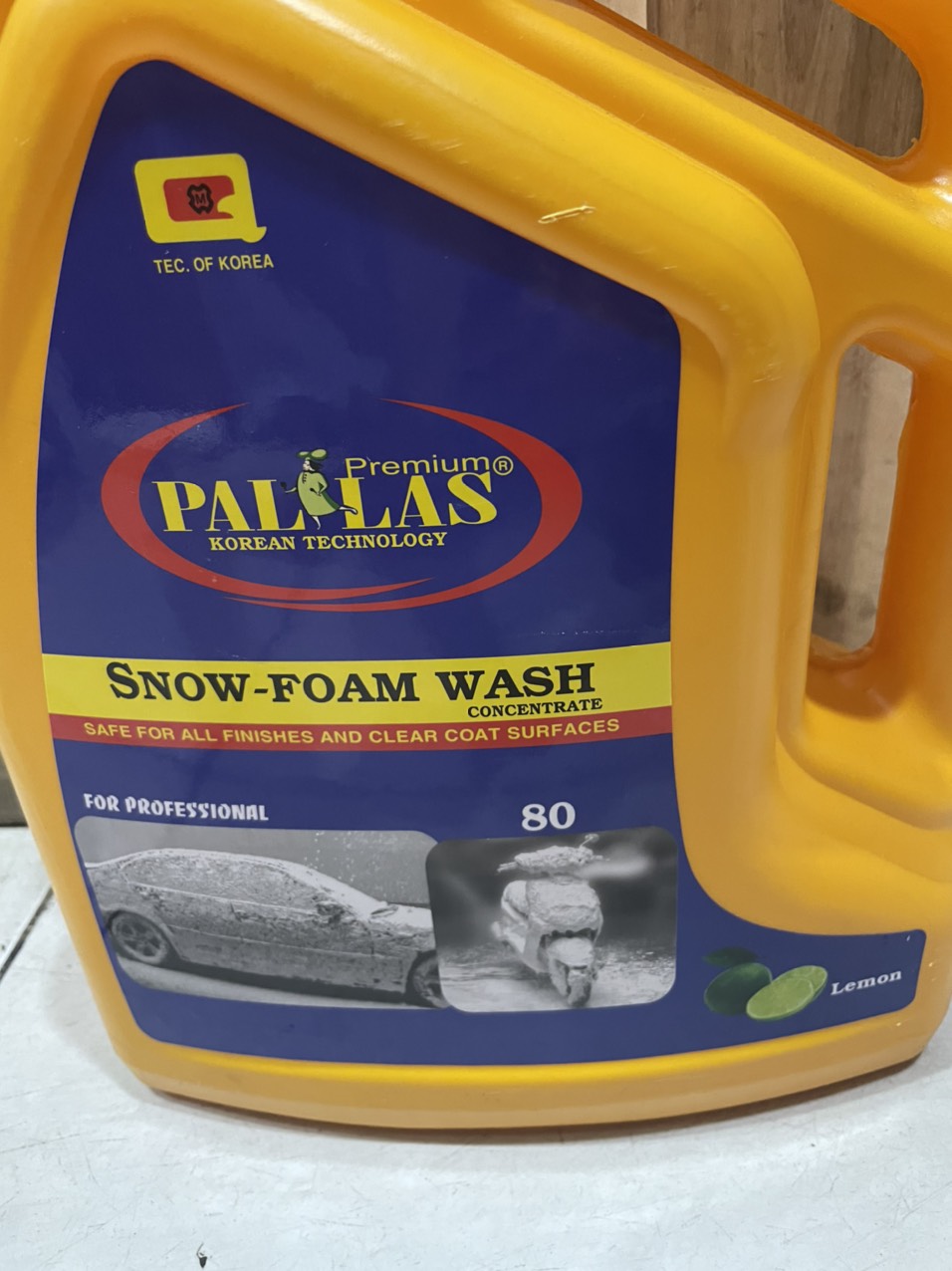 Bọt tuyết rửa xe Pallas 6L[đậm đặc,pha 80lit nước][Hàng chính hãng]