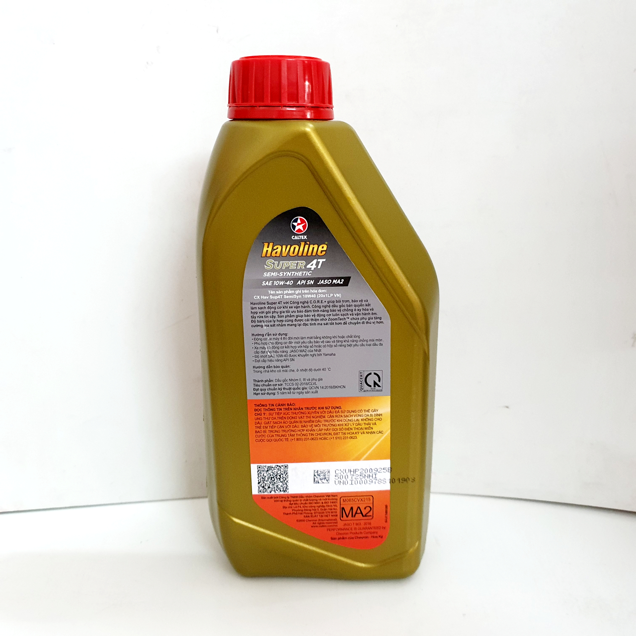 Nhớt xe số cao cấp Caltex havoline 10W40