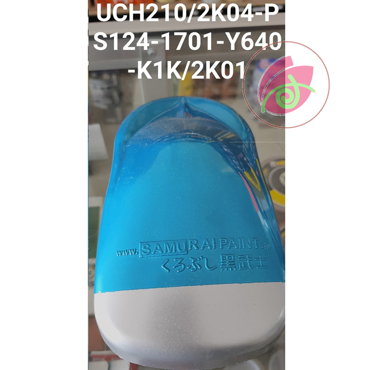 Sơn xịt Samurai Y640 - màu Xanh Dương (cần sơn trên nền màu Bạc) (400ml)