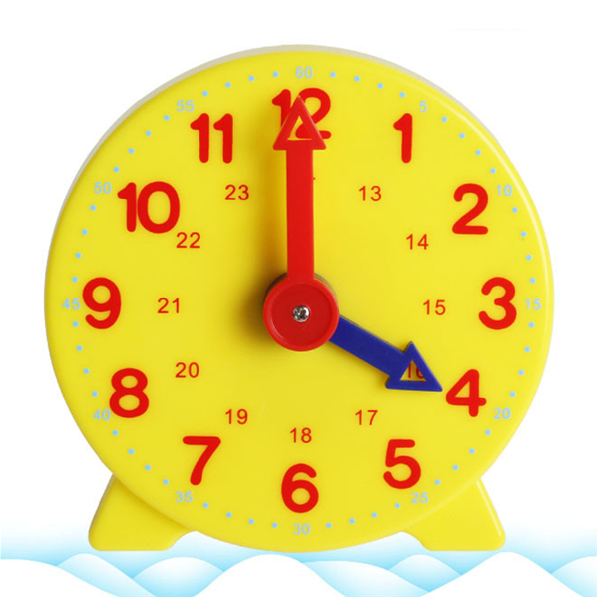 3.94in Kids Simulation Clock Class Math Training Supplies for Time Learning Toy