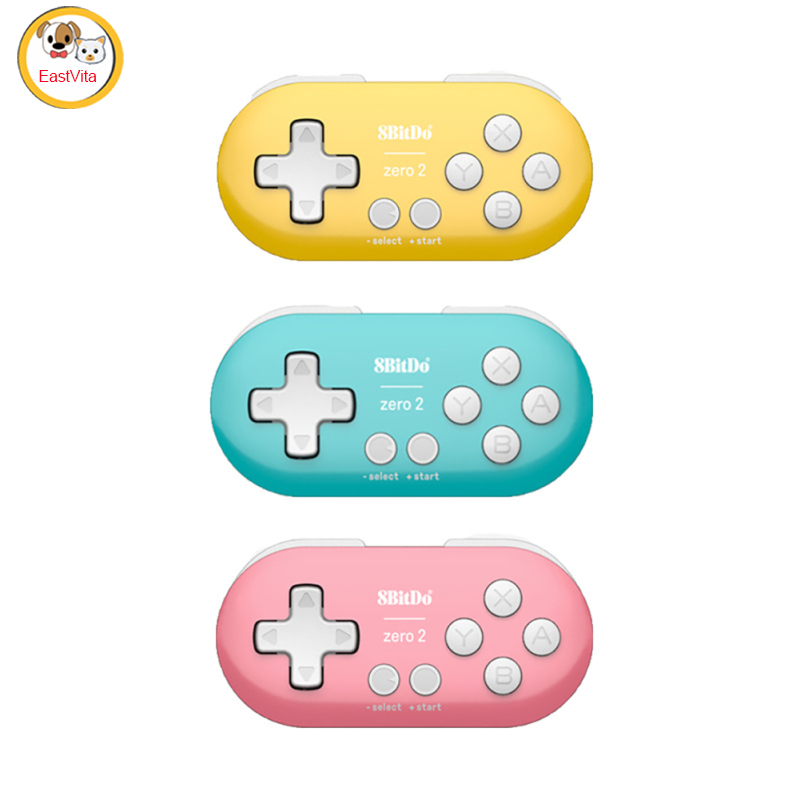 8bitdo Zero 2 Wireless Bluetooth-compatible Gamepad Mini Handle Game Controller Mobile Computer Painting Ns Game Joystick