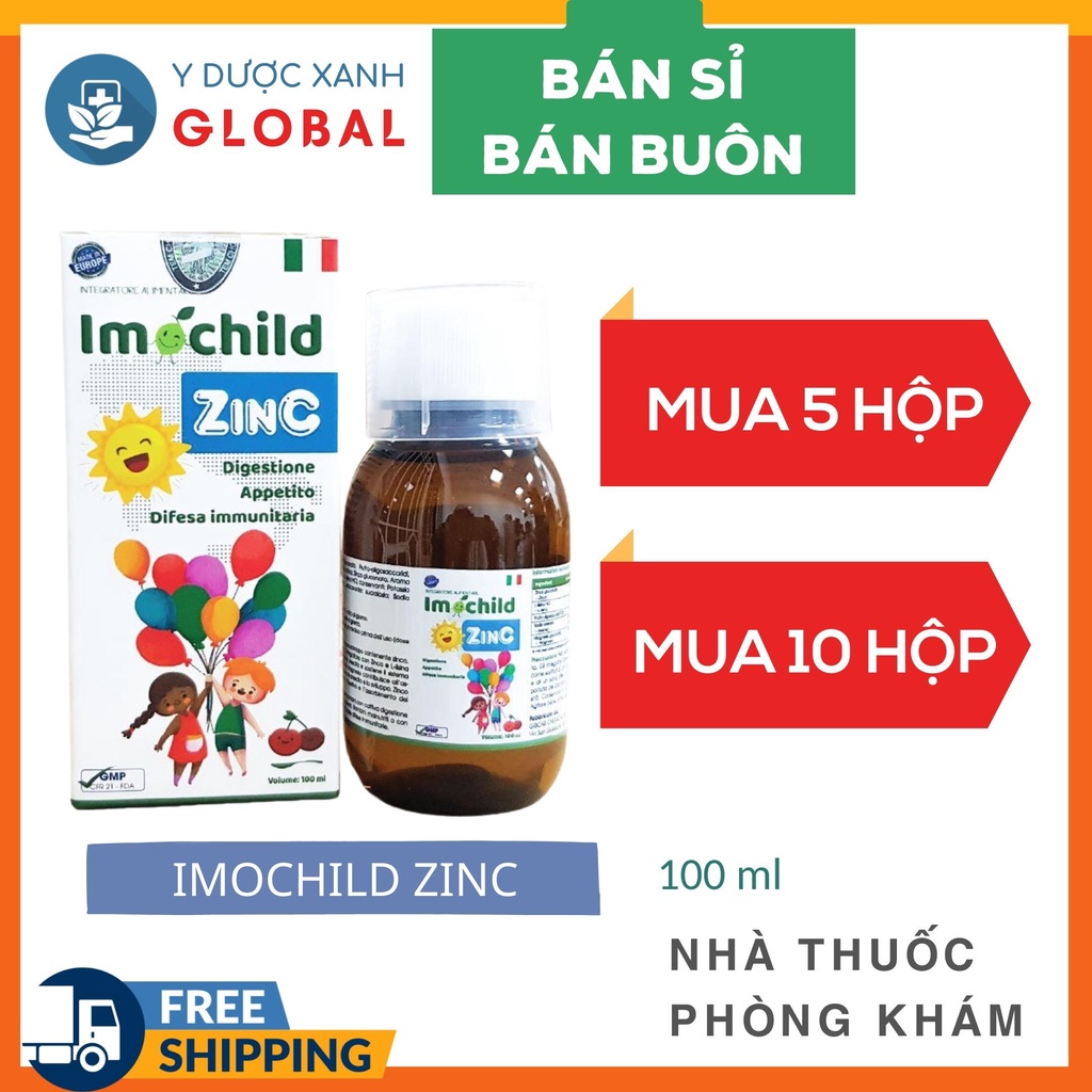Delicious syrup for babies and children IMOCHILD ZINC from Italy - Green Medicine