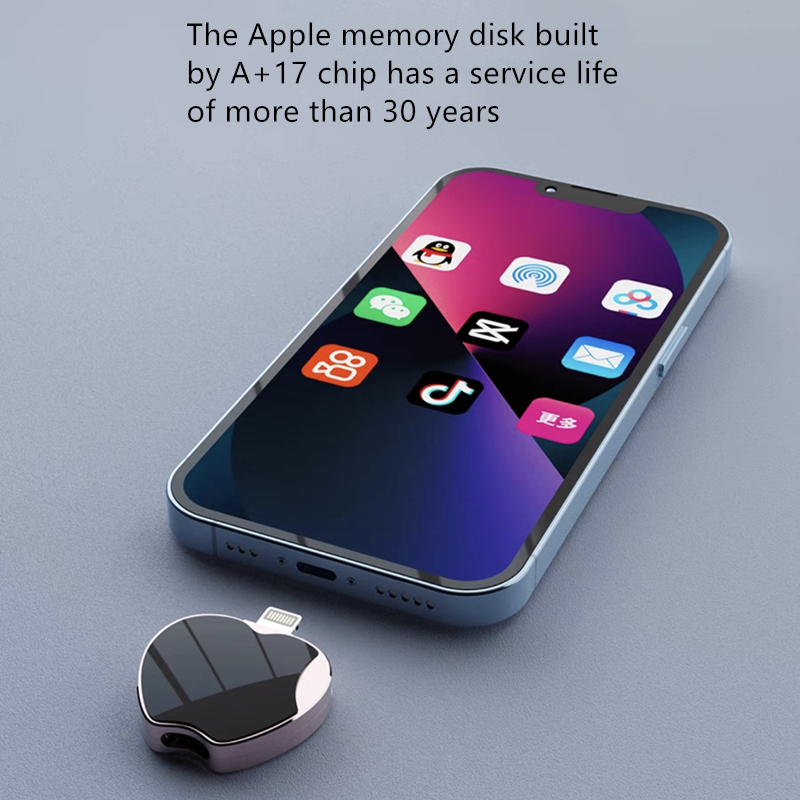 Ugreen Ổ cứng di động OTG 512GB 1TB IOS lưu trữ bên ngoài Pendrive cho iphone14/13/12/11/x/8/7/6 Bộ nhớ máy tính cá nhân USB OTG Stick Key