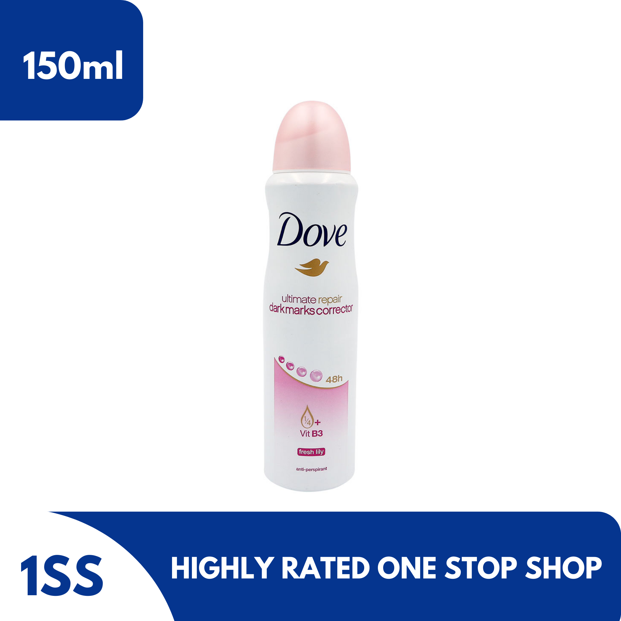 Dove Deodorant Spray Ultimate Repair Dark Marks Corrector Fresh Lily