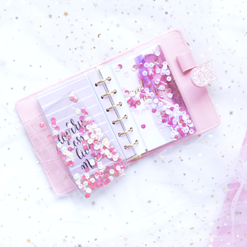 LOVEDOKI%20A6/A7%20Glitter%20Confetti%20Shaker%20Card%20Spiral%20Journal%20Decoration%20Planner%20Dividers%20Diary%20Notebook%20Index%20Separator%20cards%20-%20Image%203