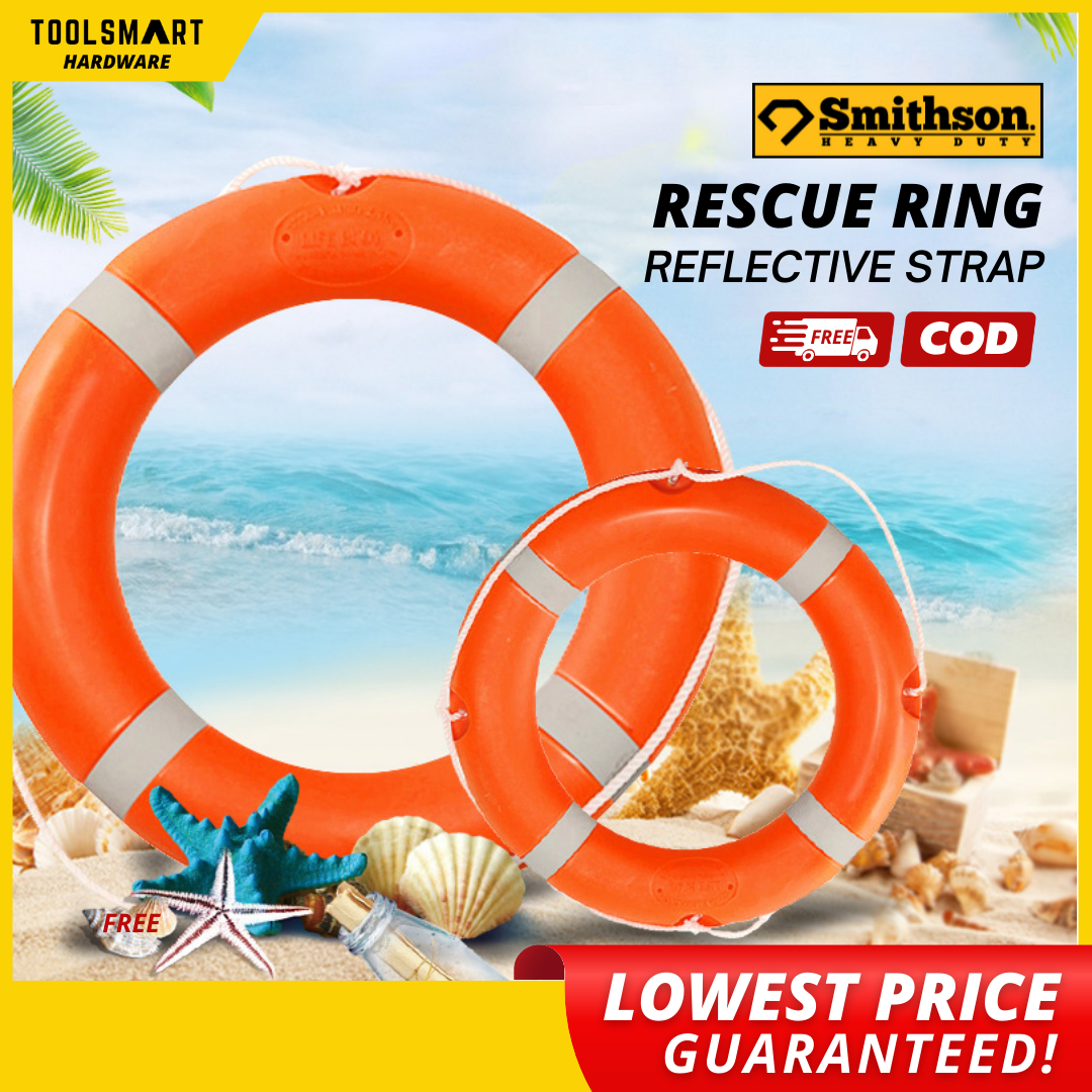 【SMITHSON】 Emergency Rescue Ring Fiber Ring Boat Throw Rings , Life