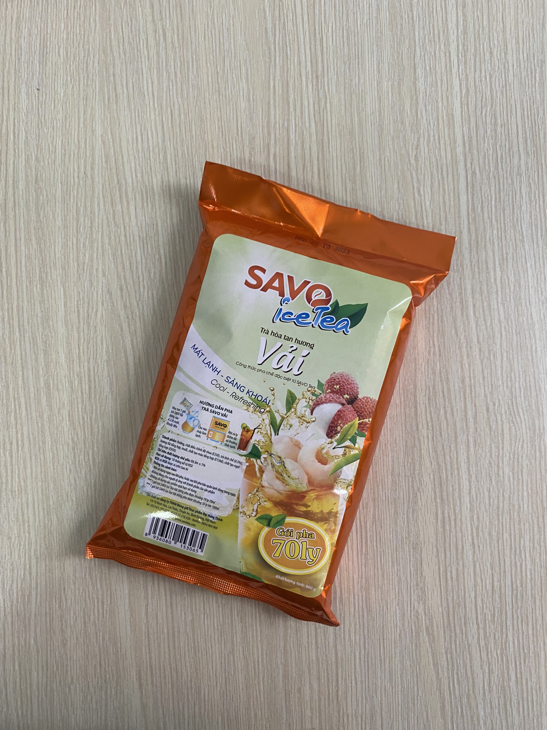 SAVO TRÀ HÒA TAN - VỊ VẢI (Túi 800gr)