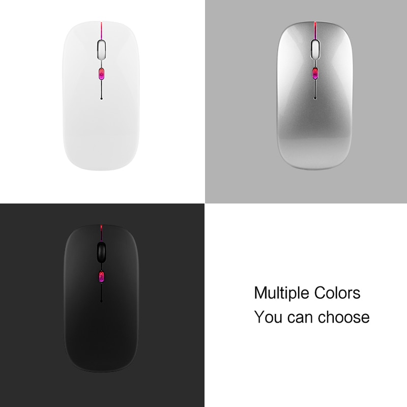 Bluetooth Mouse For Microsoft Surface Pro 9 8 5 6 7 X Surface Go 3 Book Laptop PC Wireless Mouse Reable Mute Gaming Mouse