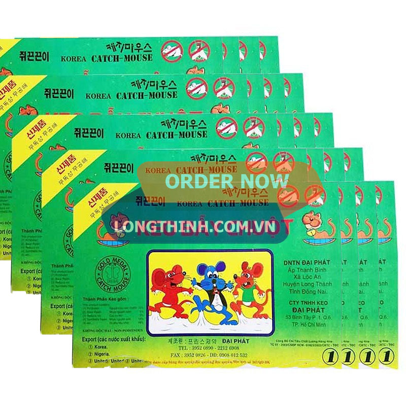 [HCM]Lốc 20 miếng keo dán chuột Korea Catch Mouse (loại 1)