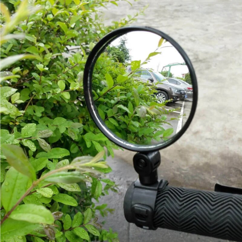 2 cái xe đạp đa năng Gương tay lái gương chiếu hậu cho Xe đạp xe máy 360 có thể điều chỉnh xoay cho xe đạp Lái Xe Đạp gương