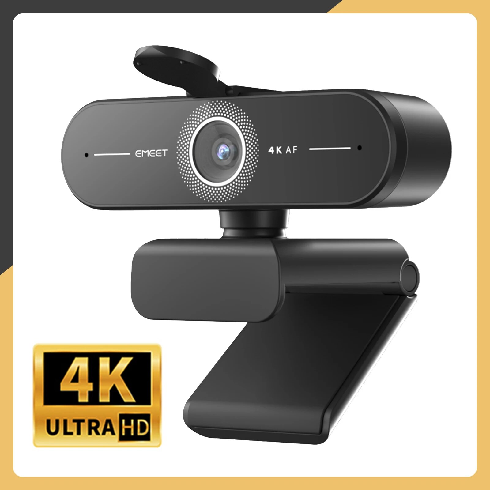 【Popular】 4K Webcam 1440P 2K Web Camera 1080P EMEET C60E Autofocus USB Computer Camera for Living/ V