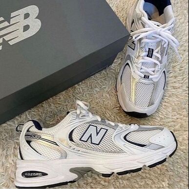 Giày Sneaker Thể Thao NB530 Bạc SC (Fullbox+bill+tất+tag+phụ kiện đi kèm)
