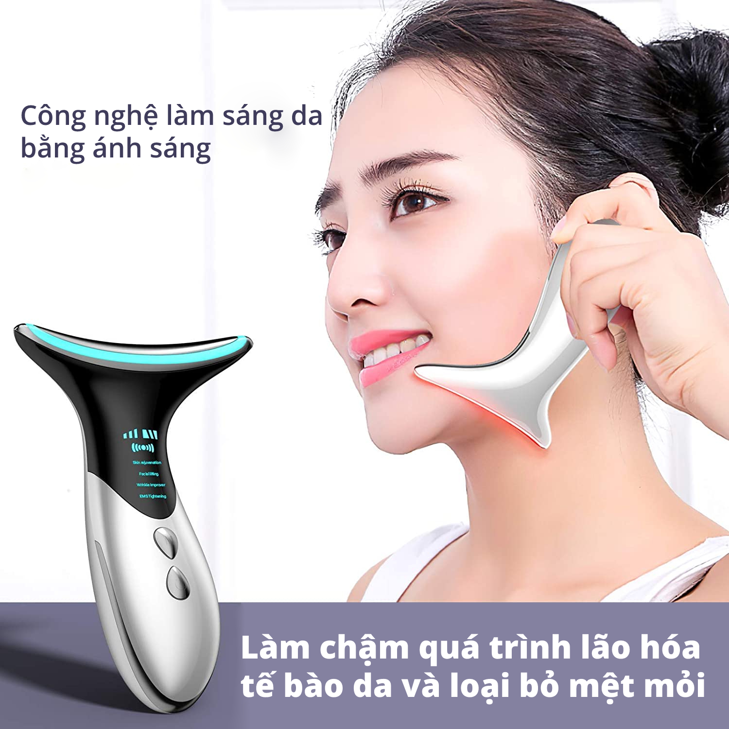 Máy nâng cơ mặt xóa nhăn bằng sóng EMS