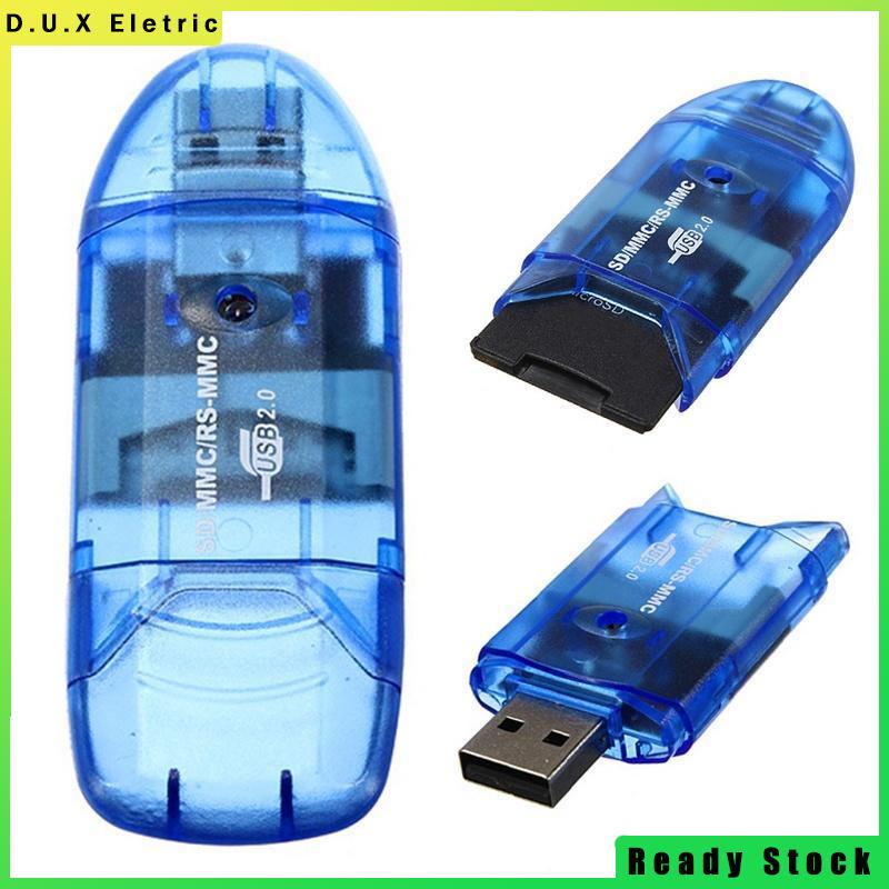 High Speed Mini Micro SD T-Flash TF SDHC USB 2.0 Memory Card Reader Adapter