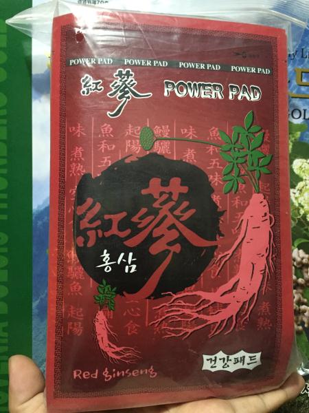 Cao Dán Hồng Sâm Power Pad Hàn Quốc [6miếng/gói]