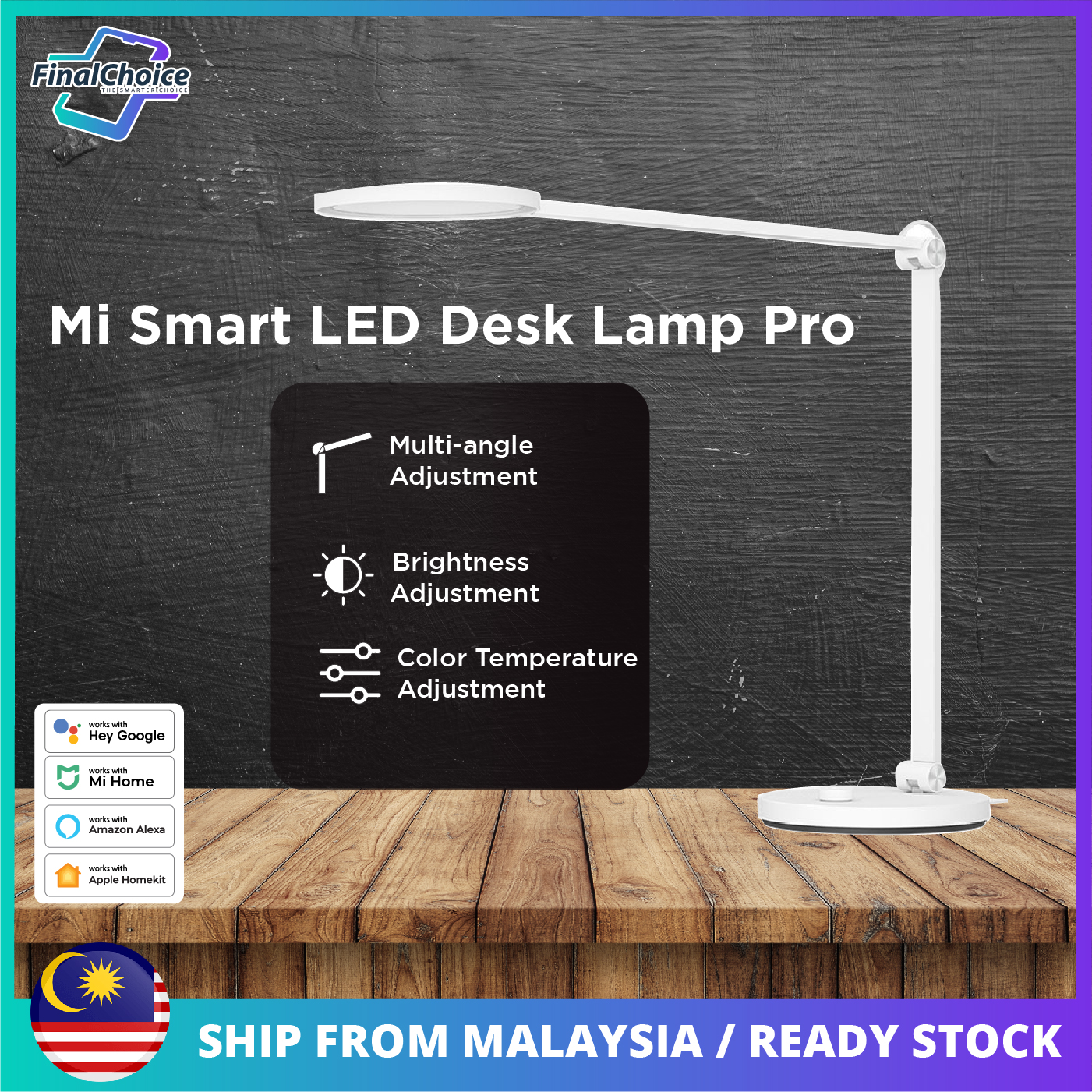 Xiaomi Mi LED Desk Lamp Pro / MJTD02YL Adjustable Brightness & Color