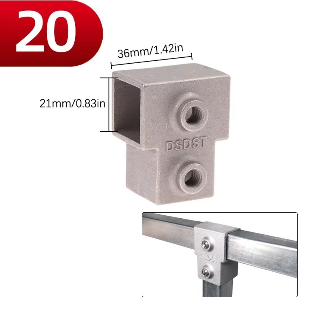 Elbow Racking Rack 20x20mm Square Tube 30mmx30mm 25x25mm Aluminum Alloy Elbow ...