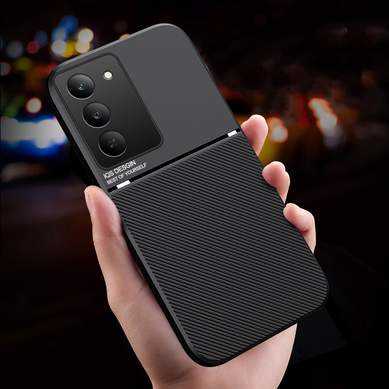 New%20Phone%20case%20Redmi%2015%20Back%20cover%20Rough%20Cross%20Patterned%20Magnetic%20Soft%20Silicone%20Leather%20For%20Xiaomi%20Redmi15%20case%20-%20Image%202