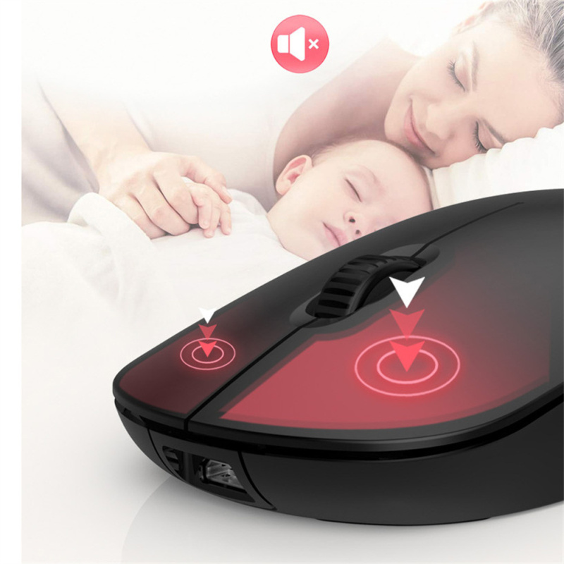 2.4g Wireless Gaming Mouse Ergonomic Office Business Mute Silent Mouse Controller For Laptop Computer