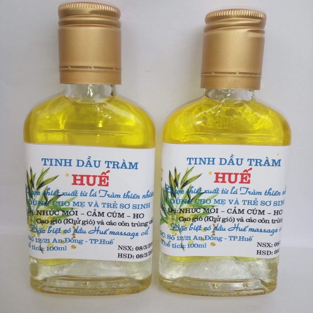 Tinh dầu tràm huế nguyên chất 100ml