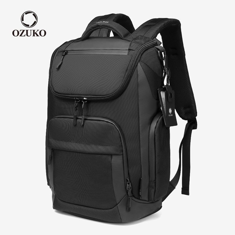 Balo OZUKO chống nước có cổng sạc USB