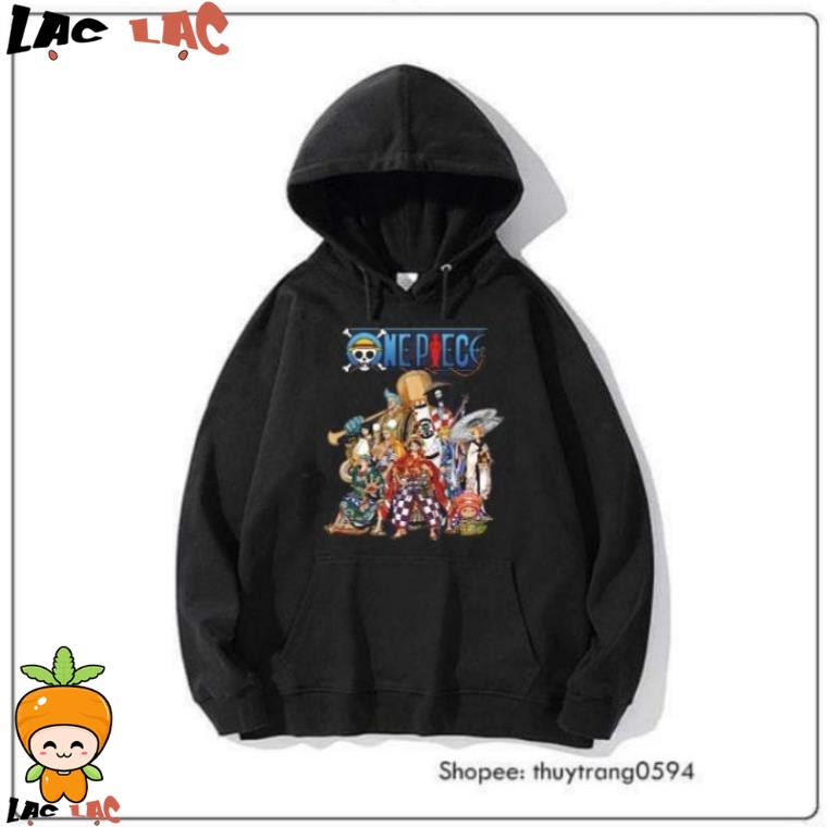 Sale- áo hoodie dài tay in hình one piece - luffy mũ rơm cực hot - mẫu áo hot /uy tin chất lượng