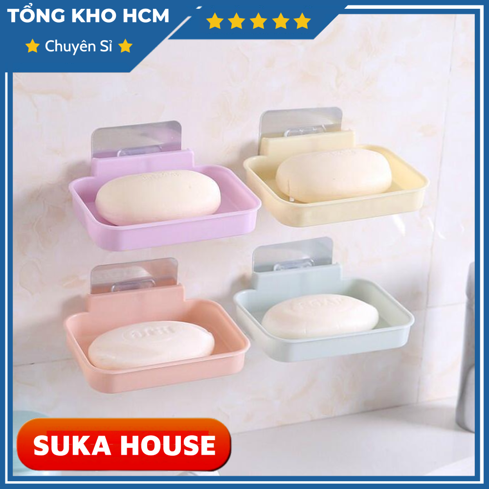 Khay đựng Xà bông Dán Tường 1 LỚP Siêu Chắc Chắn Kệ Nhà Tắm A1853