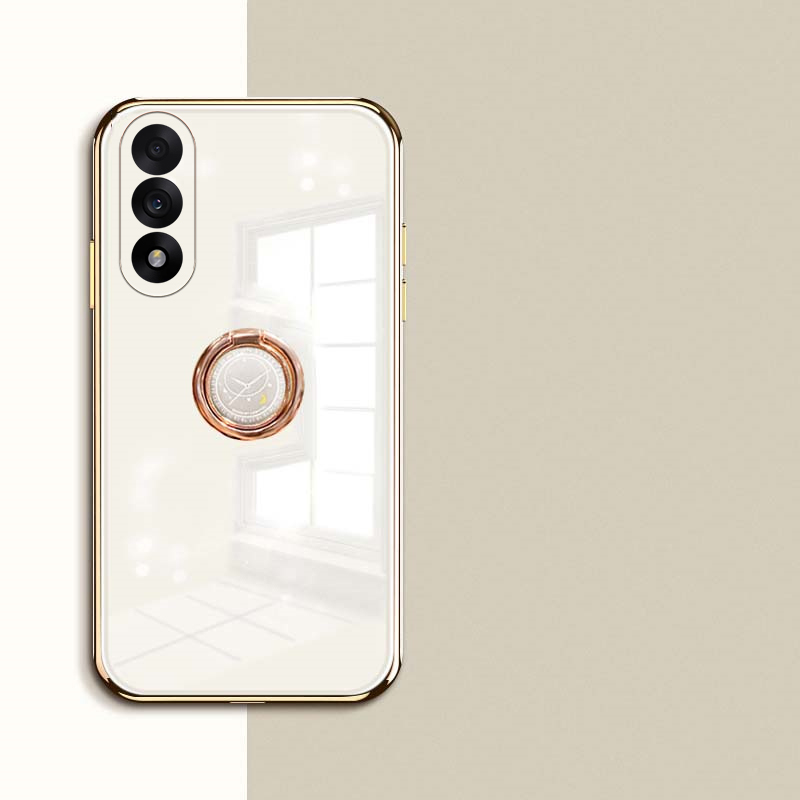 New Phone case OnePlus Nord 5 CE5 Back cover Smooth Electroplated Magnetic Suction Ring Bracket For OnePlus Nord CE5 Nord5 case.