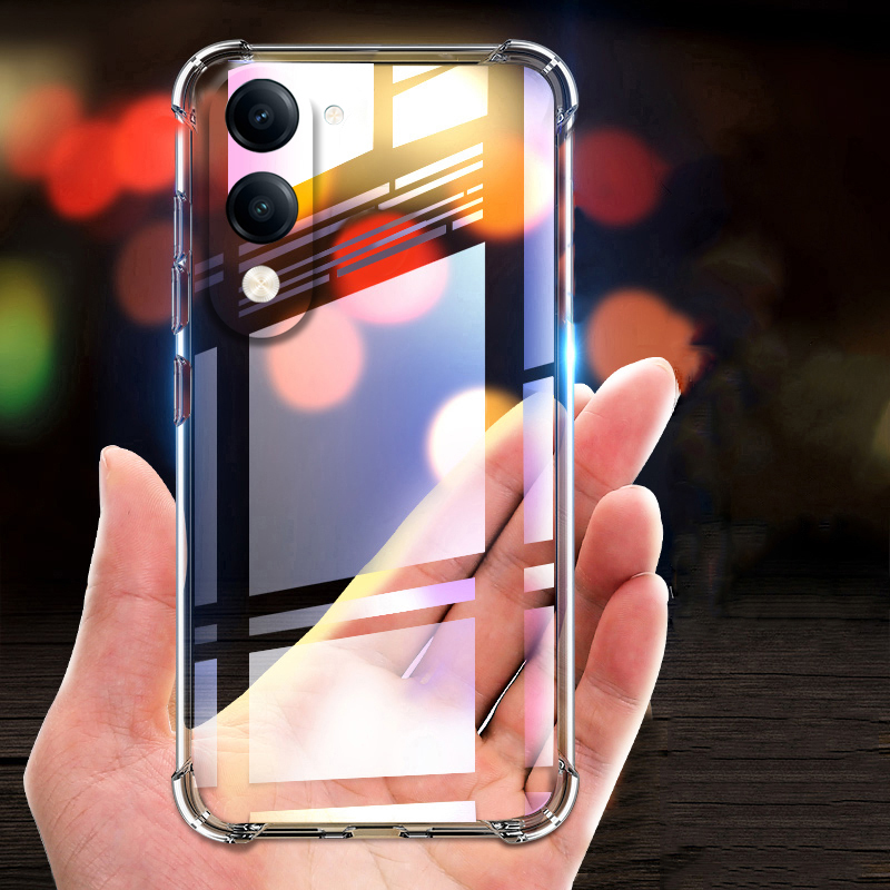 Phone case Vivo Y04 Soft Transparent Full Protection shockproof Armor Back Cover Vivo Y04 4G Case.