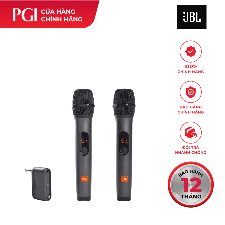 Micro Không Dây JBL WIRELESS -  Hàng Chính Hãng Phân Phối PGI